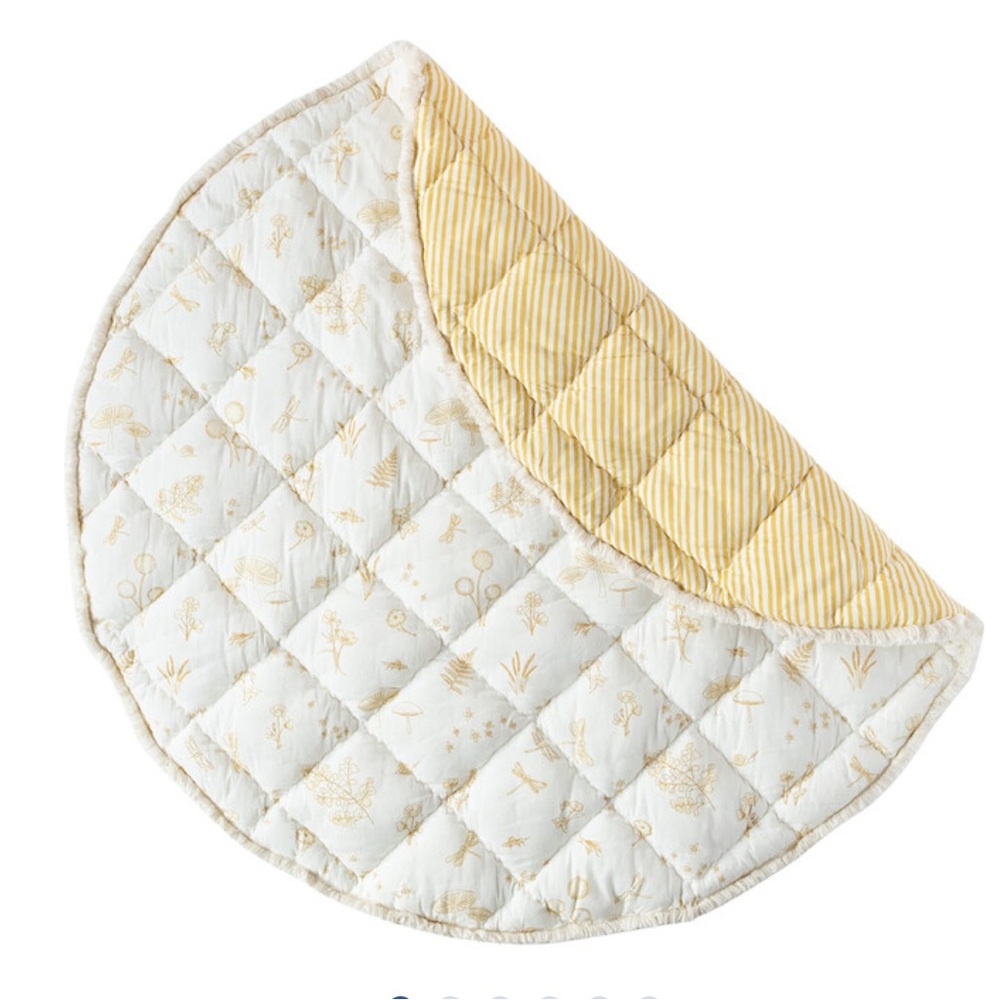 PEHR Botanica Play Mat, Marigold, reversible